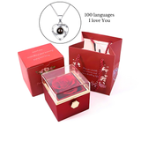 Eternal Rose Gift Box with 100 Languages 