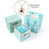 Eternal Rose Gift Box with 100 Languages 