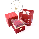 Eternal Rose Gift Box with Personalized Necklace - Lyvetta