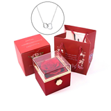 Eternal Rose Gift Box with Personalized Necklace - Lyvetta